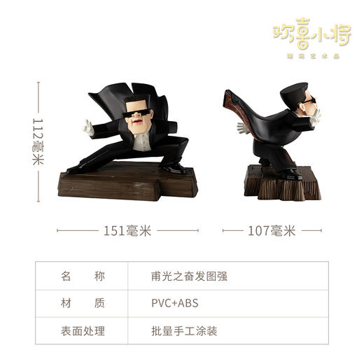 欢喜小将《甫光系列》于荣光联名作品 经典再现 发声手办桌面摆件 商品图7