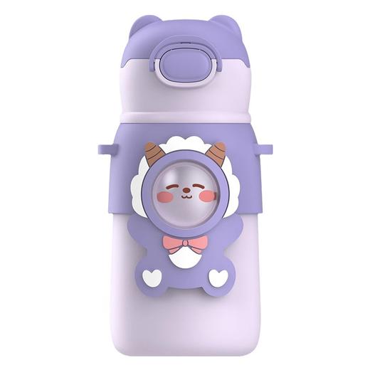 3D立体公子【医用级316保温壶】儿童保温杯 316不锈钢学生吸管杯 大肚水杯 幼儿童户外保温水壶 商品图4