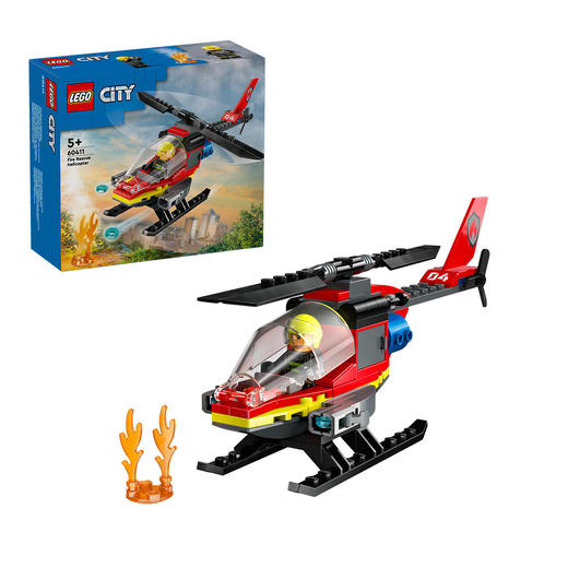 5702017582931  乐高Lego  积木拼搭 城市60411消防直升机 儿童玩具5岁以上益智拼插 商品图2