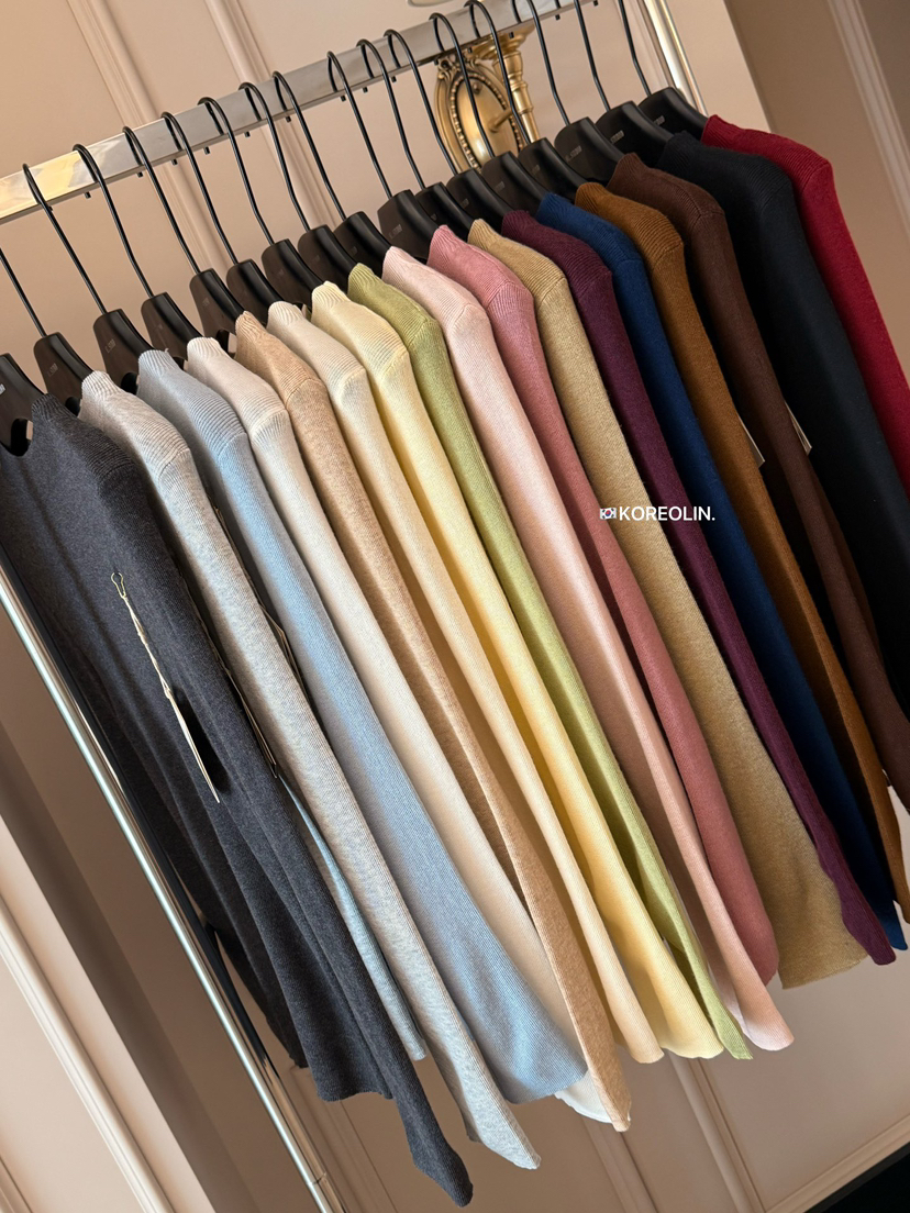 16针超细羊毛打底衫2件