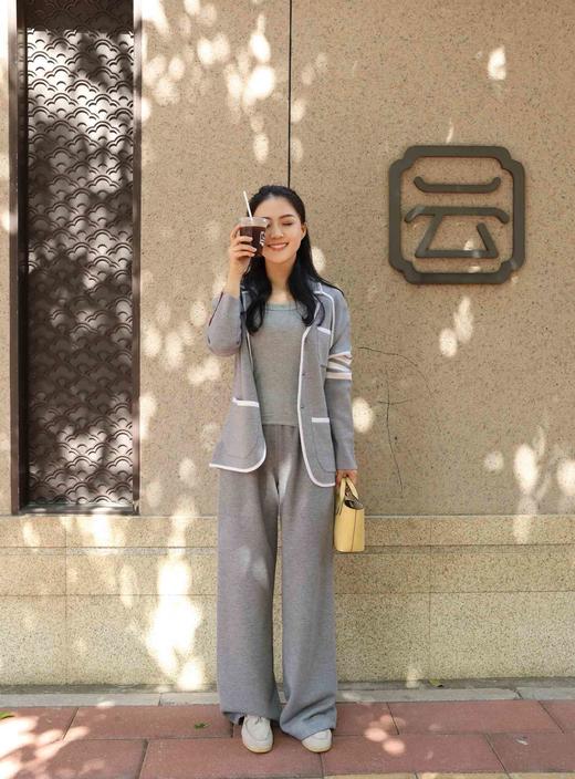 过冬懒人裤|通勤舒适醋酸羊毛裤 商品图0