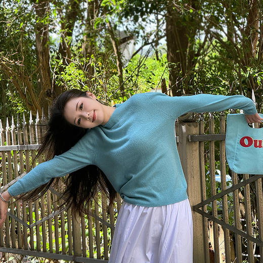 清仓薅羊毛【衣本素 纯色百搭100%羊毛衫】 出口fa国原单 100%绵羊毛衫 一线成衣 商品图11