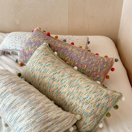 自然醒半糖主义彩虹毛球毯MT 商品图12