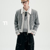 启世录TIWILLTANG“银月骑士”静奢小香风缎拼夹克粗花呢短款外套 商品缩略图2
