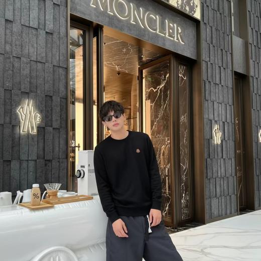 D110629秋冬款重磅来袭！胸前3D立体小标logo长袖打底休闲衫男款 商品图3