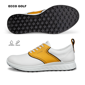 【海外购】【高尔夫S休闲系列】ECCO爱步男子高尔夫运动板鞋透气排湿软弹102854-59579  25新款