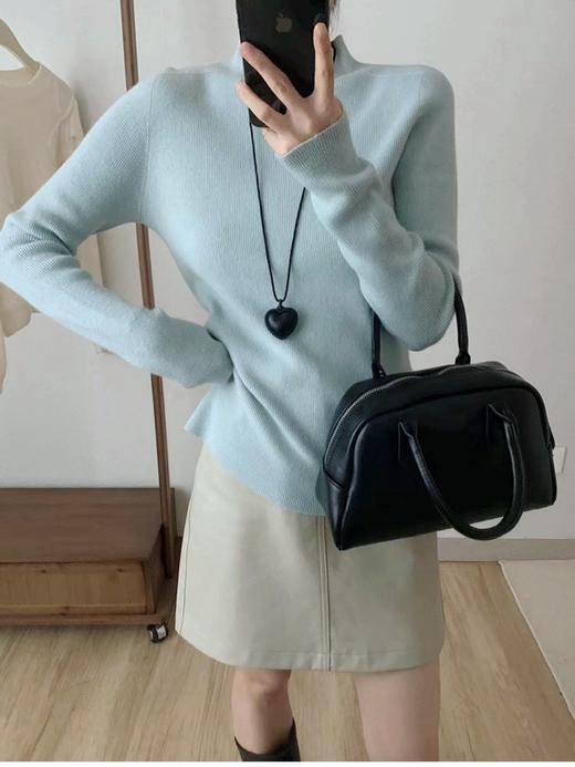 【YW】无忧购19色一体领中领兔绒打底衫（截单后7天发货） 商品图7