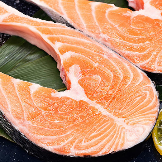 【润荇渔市200-100】 挪威进口三文鱼轮切鱼扒 冰鲜250g/速冻200g 低脂高蛋白可生食能量首选 商品图3