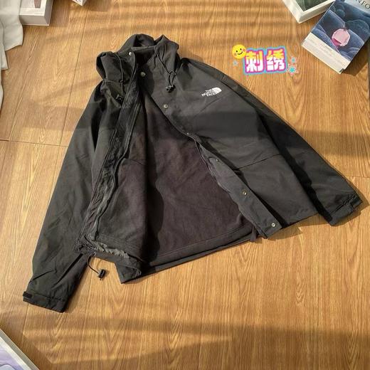 D110632冬季新款休闲撞色三合一冲锋衣外套男女同款 商品图2