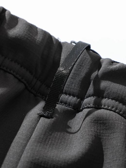 D110612户外机能风加绒保暖微弹纯色软壳裤 抗撕裂三防功能性裤子休闲裤 商品图14