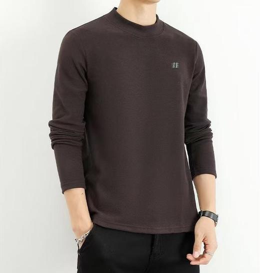 KOLONSPORT可隆男士半高领双面绒休闲运动保暖长袖打底上衣 商品图2
