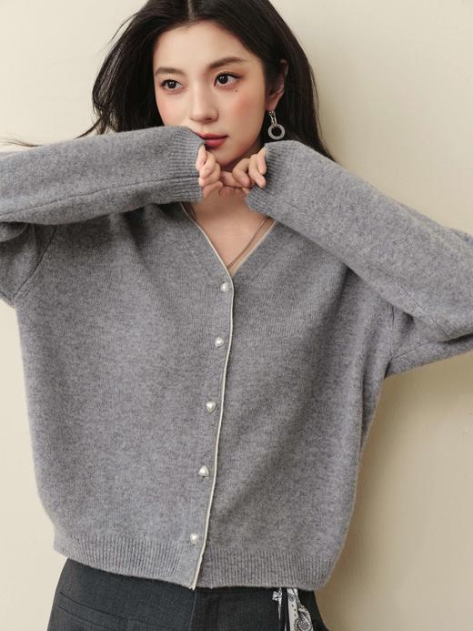 【严选】诗凡黎春秋毛衫开衫7G9132811-1 商品图1