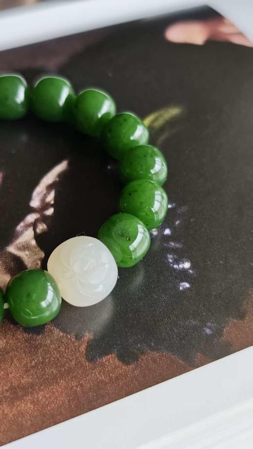 子不语 · 松春 碧玉籽料手串【嘉石206】 商品图6