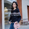 奢姿大码女装2025秋季减龄卡通图案圆领上衣胖妹妹时尚百搭针织衫9553653723 商品缩略图4