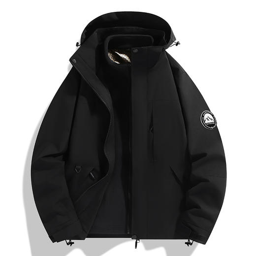 优选丨吉普品牌直发！【JEEP SPIRIT 三合一冲锋衣96999款】纳米技术升级仿荷叶式面料 户外情侣款外套 可拆卸登山服  宽松版型 请看尺码表选码！ 商品图4