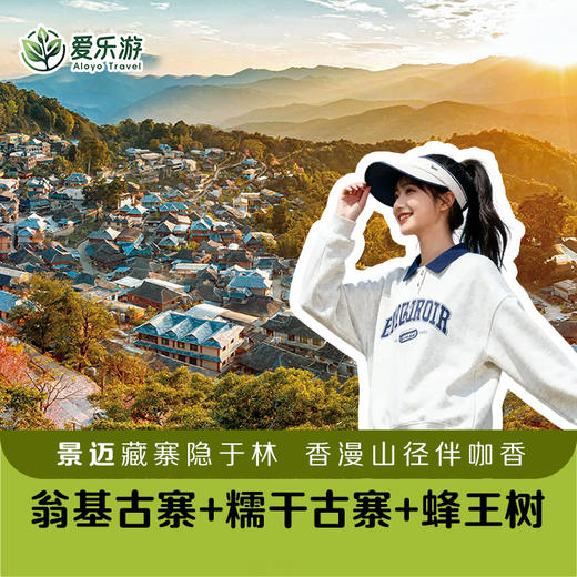 【景迈山地区·上门接送】云南·景迈山 | 古寨茶林一日游 | 糯干古寨+翁基古寨+大平掌古茶林+蜂神树 商品图0