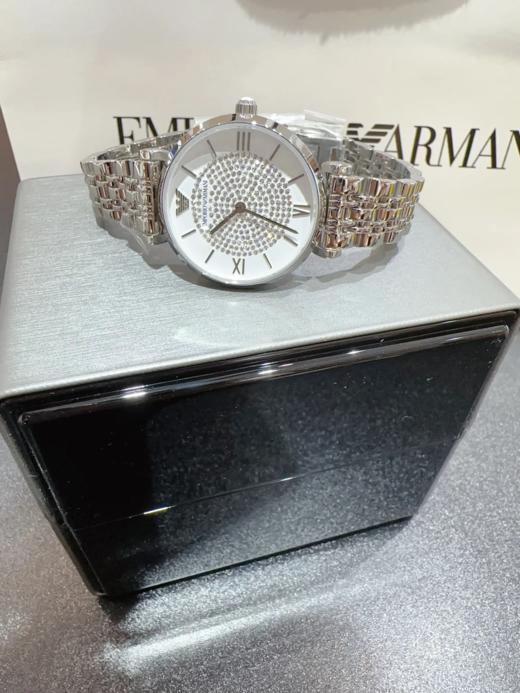 Armani阿玛尼满天星手表女士男士镶钻石英防水轻奢腕表 商品图7