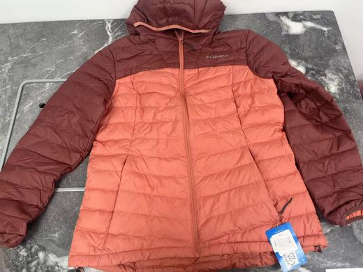 瑕疵Columbia/哥伦比亚 女士秋冬轻便保暖拼色连帽羽绒服外套 商品图0