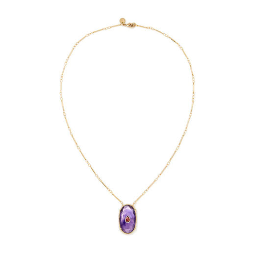 北京仓｜ROOM SERVICE-CHEEMA-紫水晶 吊坠 项链［法国设计师］ 商品图8