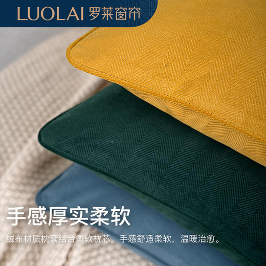 罗莱软装 人字纹抱枕 45*45cm 商品图2
