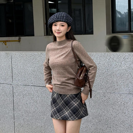 清仓薅羊毛【衣本素 纯色百搭100%羊毛衫】 出口fa国原单 100%绵羊毛衫 一线成衣 商品图4