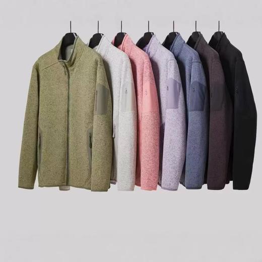 【保暖服饰丨男女同款抓绒卫衣】面料亲肤，耐磨性强，三组花色混纺，内里抓绒，内里两侧网纱更透气，拉链设计方便穿脱，户外运动，日常通勤均可穿，男女同款，多色可选~ 商品图0