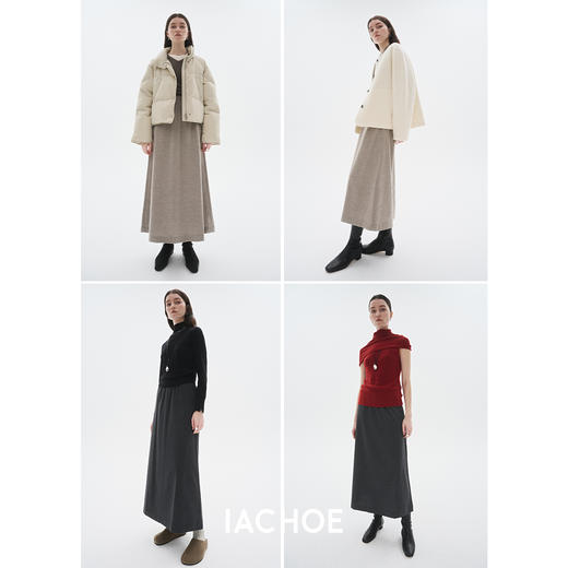 棉仓3571517003-【高妹版】含绵羊毛半裙 商品图2