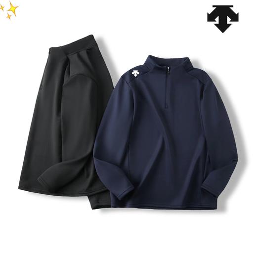 D110601冬季加绒半高领运动休闲卫衣男款 商品图3