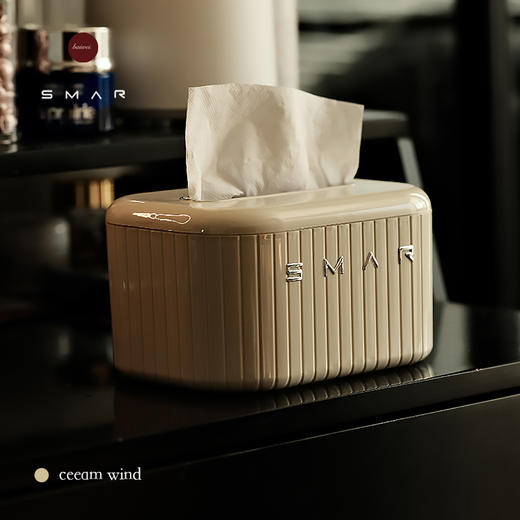 娜家奶油风纸巾盒 商品图2