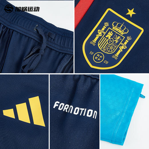 SFS阿迪达斯2026世界杯西班牙球员训练裤足球运动收腿裤男KA8198 商品图2