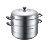 SUPOR苏泊尔好帮手不锈钢三层复底蒸锅SZ32B17    32CM 商品缩略图0