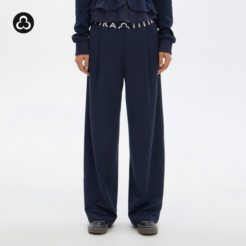 TITIKA超模弯刀裤秋冬新款可束脚阔腿裤休闲跑步运动长裤11237