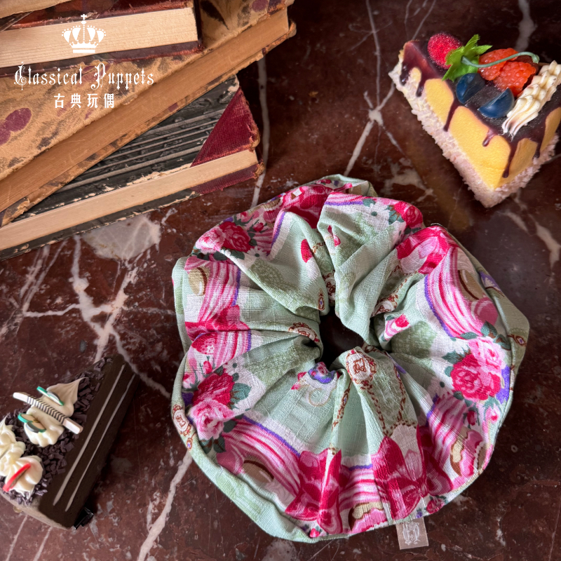 【积分兑换，60天内发货】草莓茶壶公主大肠发圈 绿色 古典玩偶 Lolita