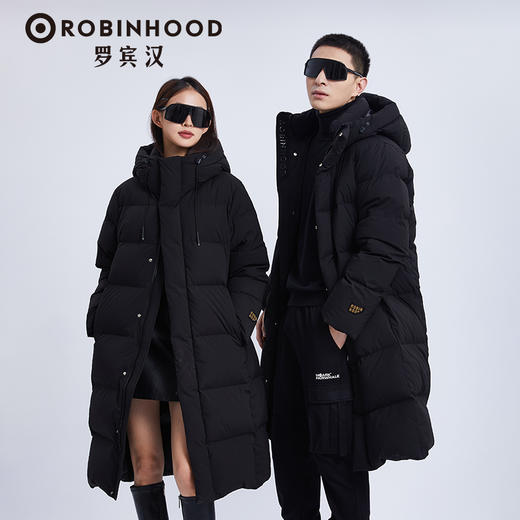 黑钻长款鹅绒羽绒服 蓄热内里芯片科技 商品图3