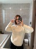 D110627精典老钱风复古Polo领针织衫毛衣女款 商品缩略图3