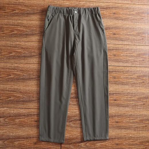 D110605秋冬新品加绒保暖防风防水男士直筒松紧腰三角标休闲长裤！ 商品图7