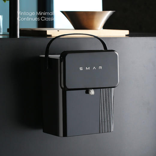 娜家法式奶油风厨房壁挂式垃圾桶 商品图4