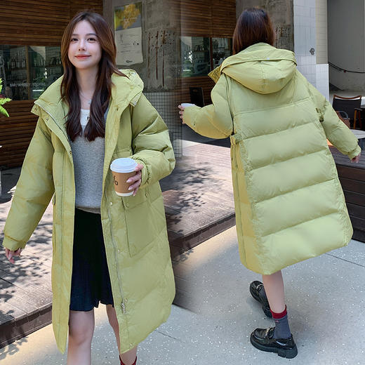 奢姿大码女装2025冬季胖妹妹时尚大毛领羽绒服气质保暖显瘦外套7354300242 商品图4