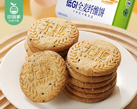 纤谷纤焙无糖低GI全麦纤维饼（320g/包）生产日期: 12月 商品图3