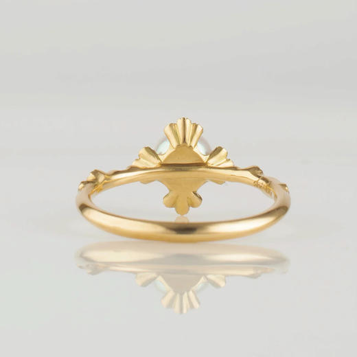 订购10周到｜Shinkai-spread akoya-Akoya珍珠 钻石 戒指［日本设计师］ 商品图3