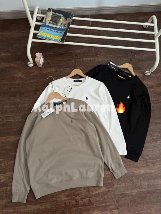 拉夫家小马刺绣基础简约款拉绒加厚卫衣 商品图2