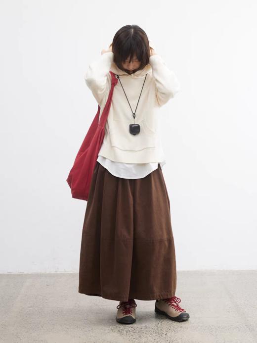 步履不停/5D41171C/复古拼接大摆显瘦正反穿气球半裙 商品图3