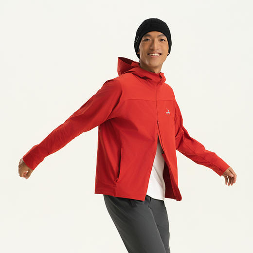 优极 男女款薄绒防风软壳外套 商品图4