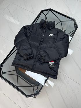 耐克经典基础款情侣款立领羽绒服，经典百搭