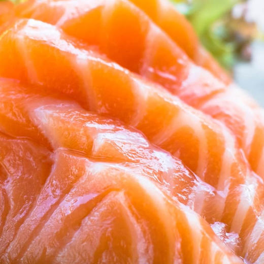 【润荇渔市200-100】进口新西兰帝王鲑冰鲜刺身切片 100g（气调盒） 深海高蛋白鱼油能量补充 商品图4