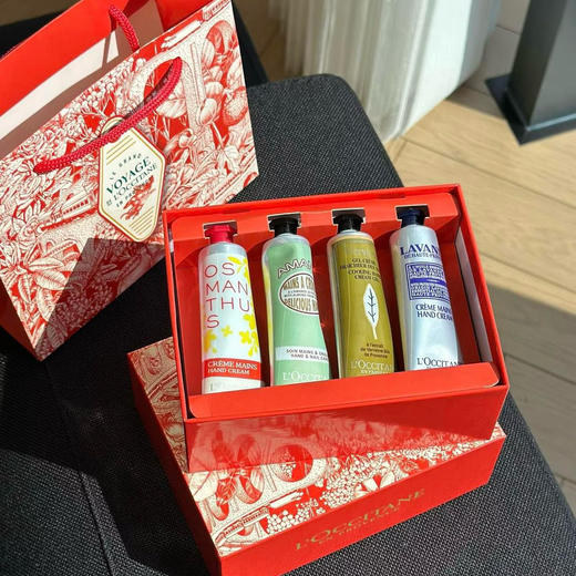 欧舒丹秋冬限定普罗旺斯护手霜八件套30ml*8支礼盒装 赠礼袋 商品图3