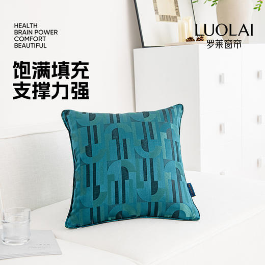 罗莱软装 梵几抱枕香槟灰 45*45cm 商品图1