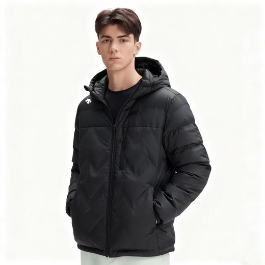 D110630冬季新款90绒轻便户外连帽羽绒服男女同款 商品图4