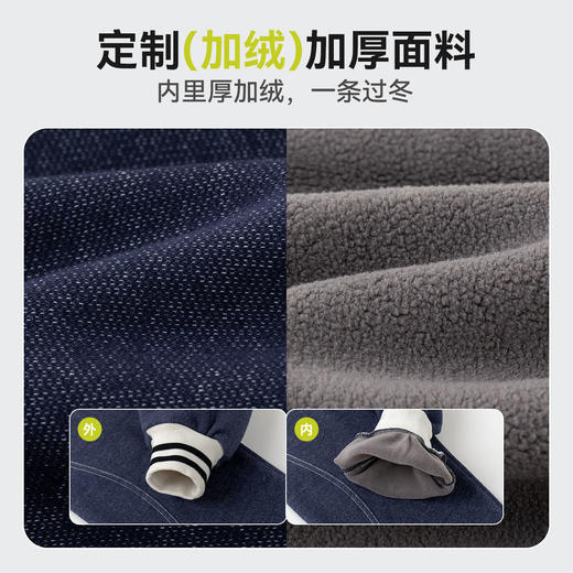 【软牛仔】嘟嘟家男童女童裤子秋冬加绒儿童牛仔裤冬季保暖宝宝长裤潮 商品图3