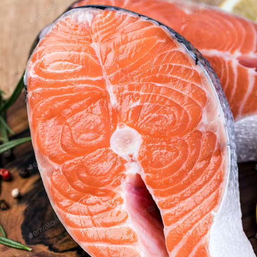【润荇渔市200-100】进口新西兰帝王鲑冷冻鱼扒200g/袋 深海高蛋白鱼油能量补充 商品图3